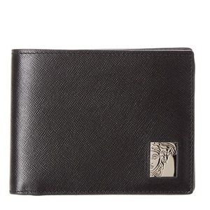 VERSACE COLLECTION ​Men’s Saffiano Leather Bi-Fold Wallet NWT $395